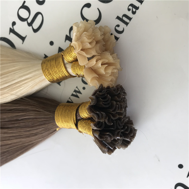 High quality human hair extensions--Pre-bonded Utip hair extensions C25